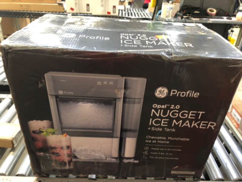 Photo 4 of GE Profile Opal 2.0 | Countertop Nugget Ice Maker with Side Tank | Ice Machine with WiFi Connectivity | Smart Home Kitchen Essentials | Stainless Steel
