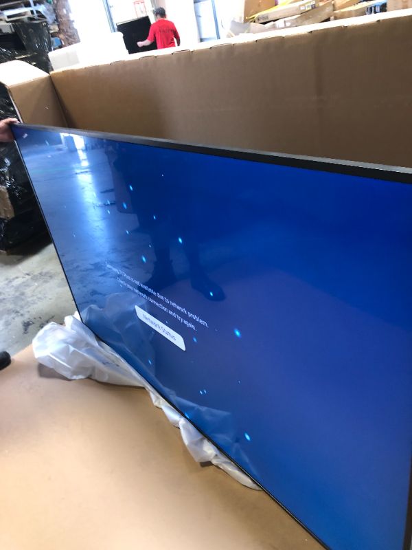 Photo 5 of SAMSUNG 85-Inch Class Frame Series - 4K Quantum HDR Smart TV with Alexa Built-in (QN85LS03AAFXZA, 2021 Model) Minor Use
