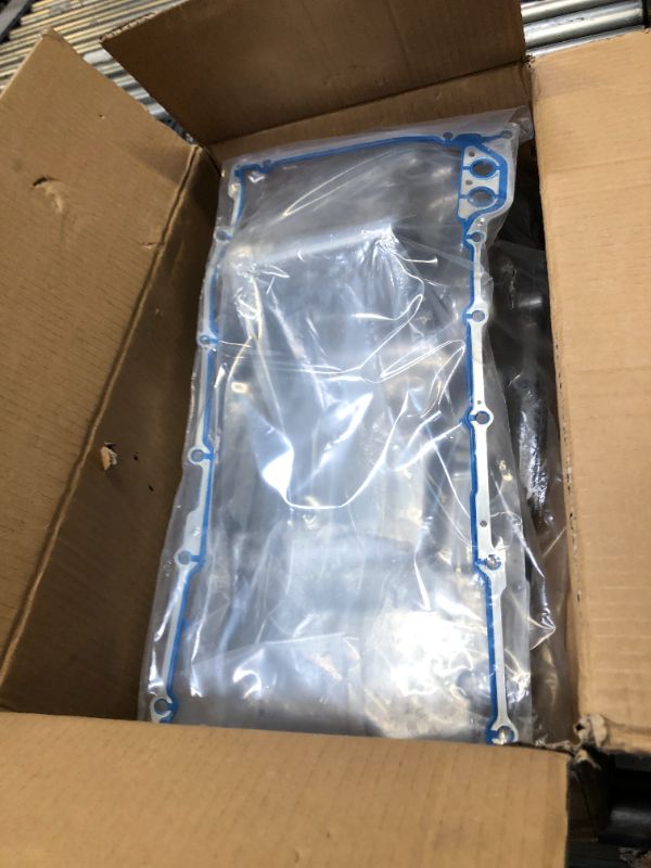 Photo 1 of A-Premium Performance Muscle Car Engine Oil Pan Complete Kit Compatible with GM LS1 LS3 LSA LSX Chevrolet Chevy Pontiac Replace # 19212593. scratches and Scuffs on item. 

