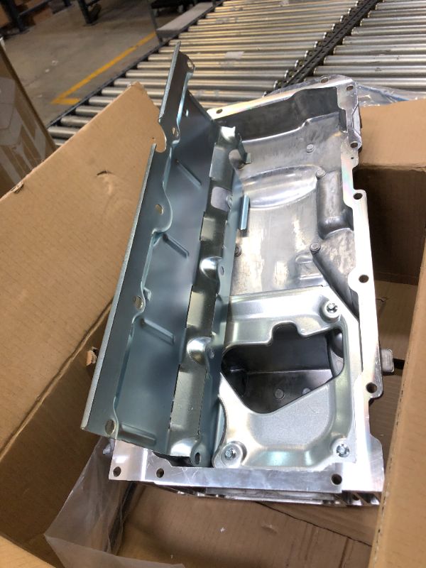 Photo 1 of A-Premium Performance Muscle Car Engine Oil Pan Complete Kit Compatible with GM LS1 LS3 LSA LSX Chevrolet Chevy Pontiac Replace # 19212593. scratches and Scuffs on item. 
