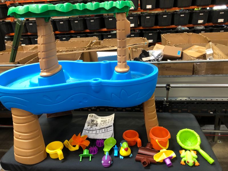 Photo 1 of Step2 Tropical Rainforest Water Table | Colorful Kids Water Play Table with 13-Pc Accessory Set
