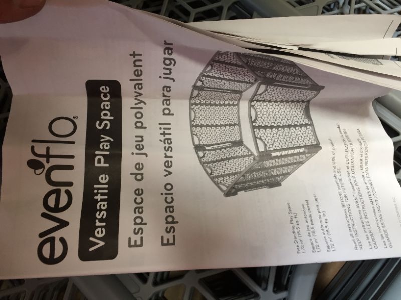 Photo 1 of Evenflo Versatile Play Space (Cool Gray)