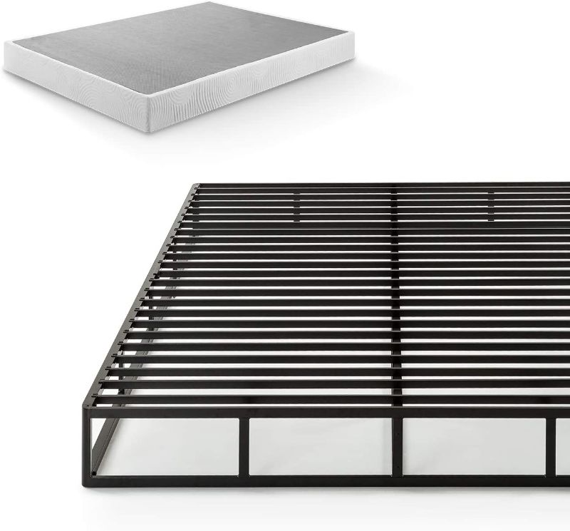 Photo 1 of ZINUS Quick Lock Metal Smart Box Spring / 7.5 Inch Mattress Foundation / Strong Metal Structure / Easy Assembly, King
