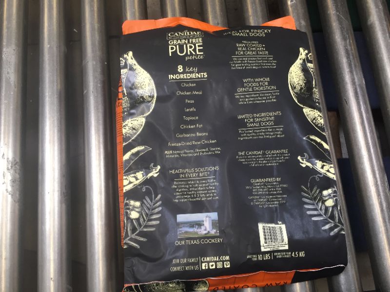 Photo 1 of Canidae PURE Petite Limited Ingredient Premium Small Breed Adult Dry Dog Food, Grain Free, Premium Clean Proteins
--- bb june 16 2022
