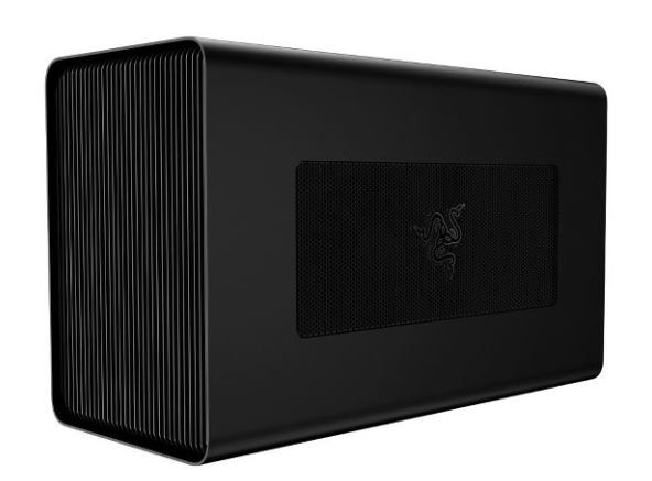 Photo 1 of Razer Core X Aluminum External GPU Enclosure (eGPU): Compatible w/ Windows & MacOS Thunderbolt 3 Laptops, NVIDIA /AMD PCIe Support, 650W PSU, Black

