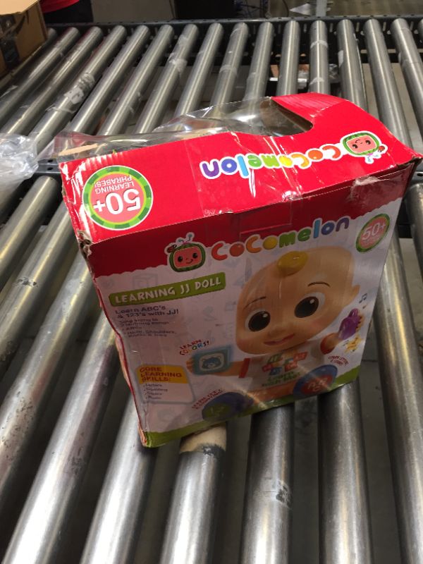 Photo 1 of CoComelon Interactive Learning JJ Doll with Lights, Sounds, and Music to Encourage Letter, Number, and Color Recognition, by Just Play

