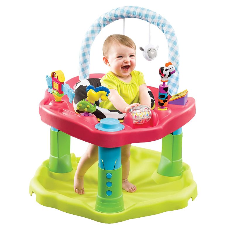 Photo 1 of Evenflo Exersaucer Moovin & Groovin Activity Center, 25x30x30 Inch