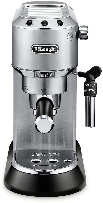 Photo 1 of De'Longhi EC685M Dedica Deluxe Automatic Espresso Machine, 1, Metallic
