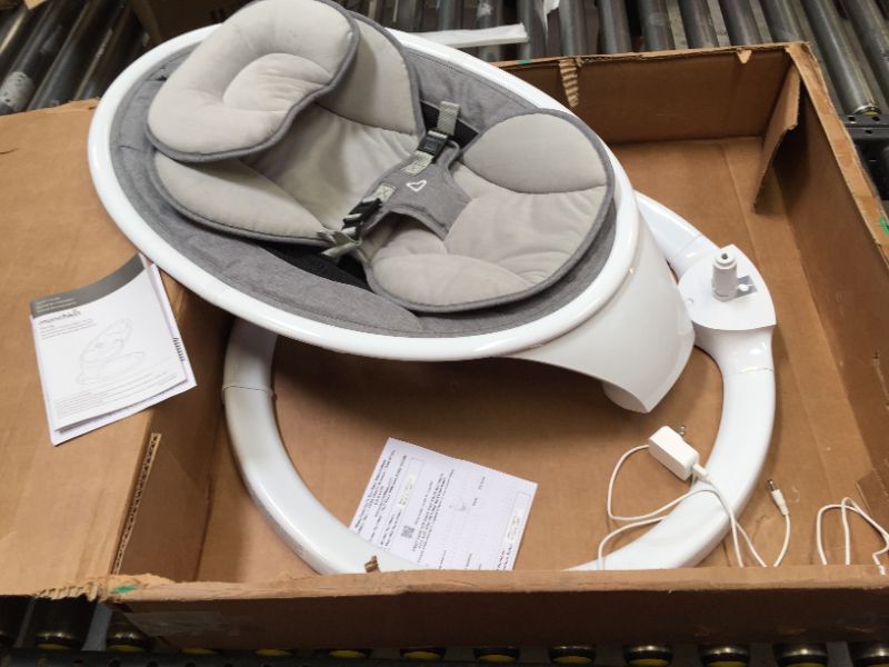 Photo 1 of Munchkin Bluetooth Enabled Lightweight Baby Swing with Natural Sway in 5 Ranges of Motion, Includes Remote Control
