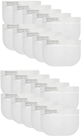 Photo 1 of PEAKWILL 20pcs Full Face Shield,Protective Face Shield Anti Splash and Saliva Clear Film Protect Face and Eyes with Adjustable Band and Comfort Sponge 5 PCK