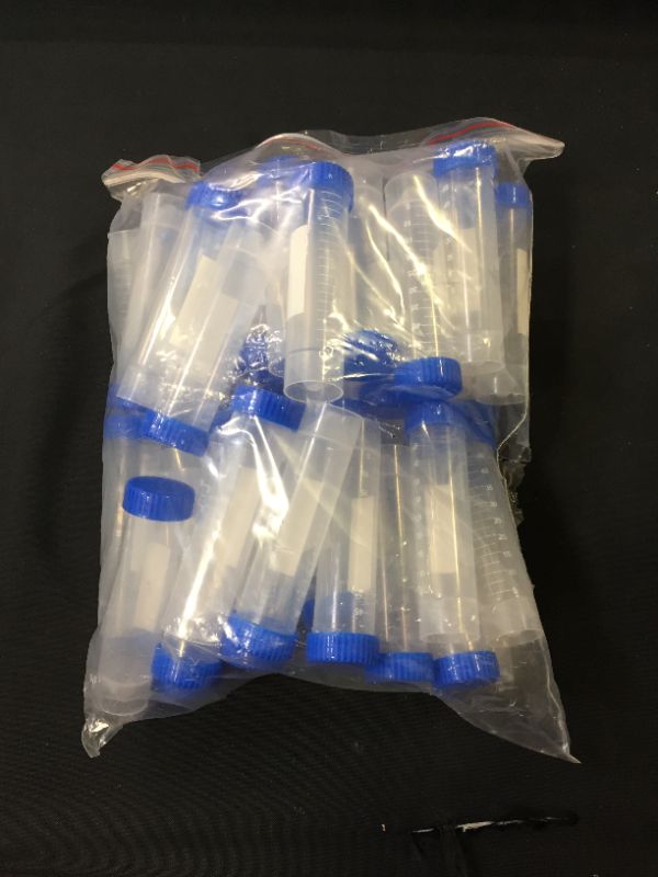 Photo 2 of 50ml Plastic Centrifuge Tubes with Screw Cap, CertBuy 50 Pack Self-Standing Plastic 50ml Test Tube Polypropylene Conical Tubes with Cap, Graduated Marks
