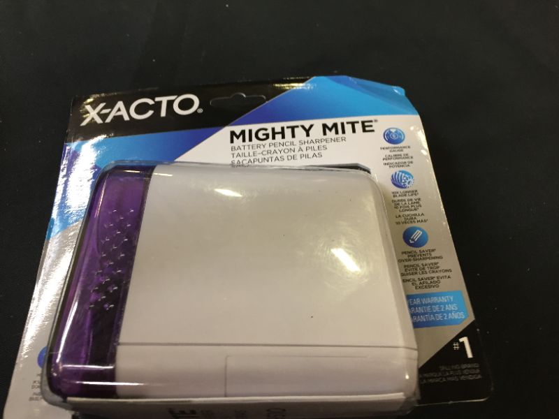 Photo 3 of X-Acto® Mighty Mite Battery Pencil Sharpener PURPLE