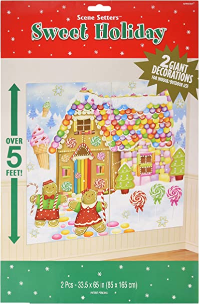 Photo 1 of Amscan 670231 Sweet Holiday Scene Setters Add-Ons Christmas Accessory, 2 Ct. | Plastic 2PACK