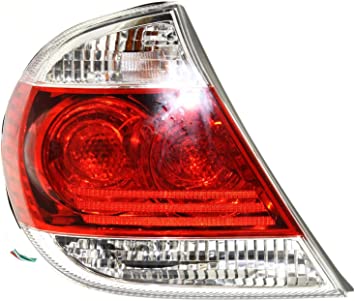 Photo 1 of 2005-2006 Toyota Camry - Driver Side Tail Light, With bulb(s) - Clear & Red Lens, SE Model, 