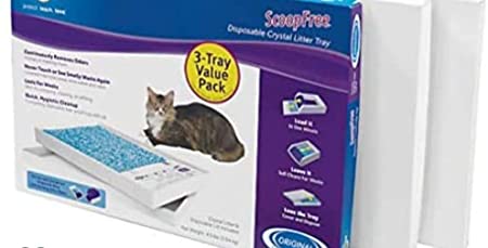 Photo 1 of PetSafe 3 Pack Scoopfree Litter Tray Premium Blue Crystals
