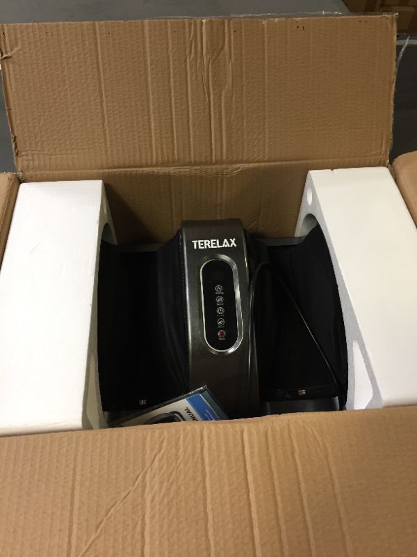 Photo 1 of Foot Massager Machine Shiatsu Foot and Calf/Leg Massager with Heat Deep Kneading Therapy Relieve Foot Pain from Plantar Fasciitis Improve Blood Circulation by TERELAX
