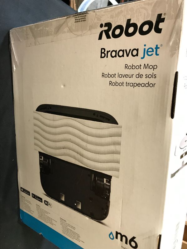 Photo 2 of iRobot Braava Jet m6 Wi-Fi Connected Robot Mop

