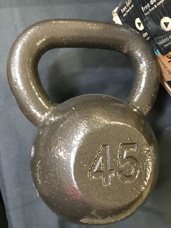 Photo 2 of  45 lb. Cast Iron Kettlebell