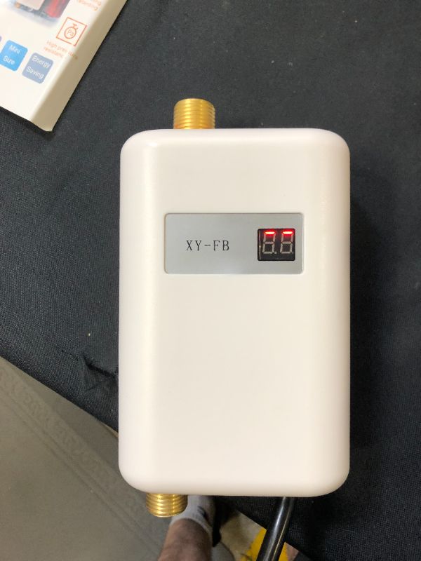 Photo 2 of  Instant Water Heater, Mini Tankless Heater with Led Indicator Light, Small Size, Fast Water Output, Simple Operation, Electricity Saving, for Kitchen
