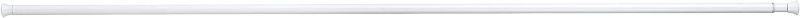 Photo 1 of Amazon Basics Tension Curtain Rod, Adjustable 78-108" Width - White, Classic Finial
