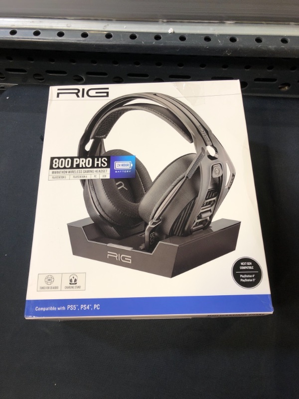 Photo 4 of RIG 800 PRO HS Wireless Gaming Headset and Multi-Function Base Station for PS4, PS5, PC, USB - 24 Hour Battery
