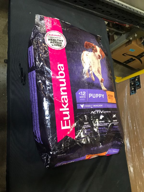 Photo 2 of Eukanuba Puppy Medium Breed Dry Dog Food, 33 lb
BB: 5/22