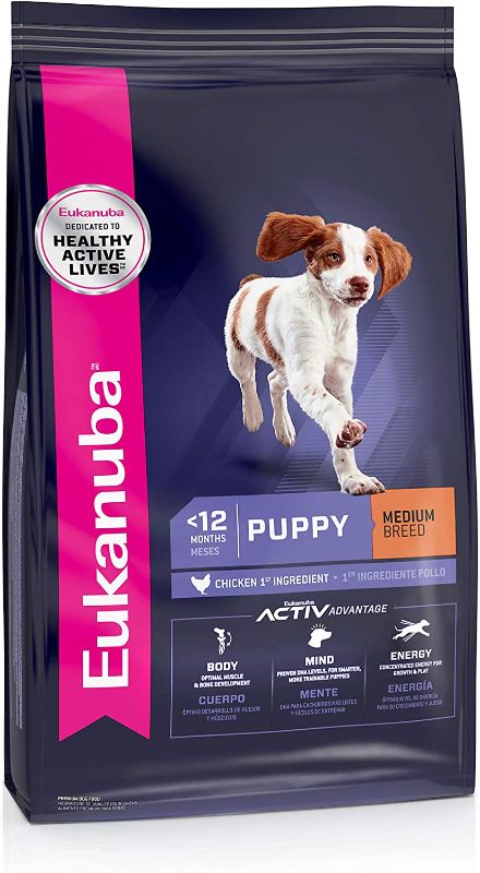 Photo 1 of Eukanuba Puppy Medium Breed Dry Dog Food, 33 lb
BB: 5/22