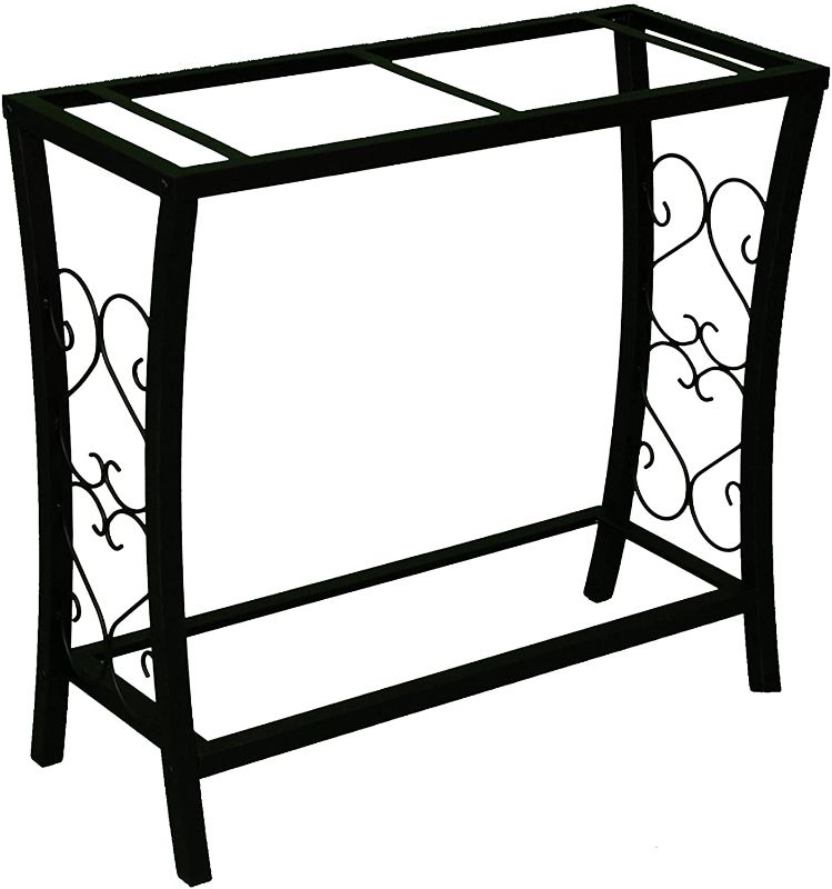 Photo 1 of Aquatic Fundamentals 102291, 29 Gallon Metal Aquarium Stand, Classic Scroll Design-Black
