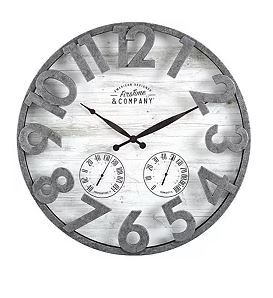 Photo 1 of FirsTime & Co. Faux Shiplap Wall Clock
