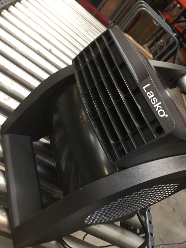 Photo 3 of Lasko Pro-Performance Pivoting Utility Fan, Black
