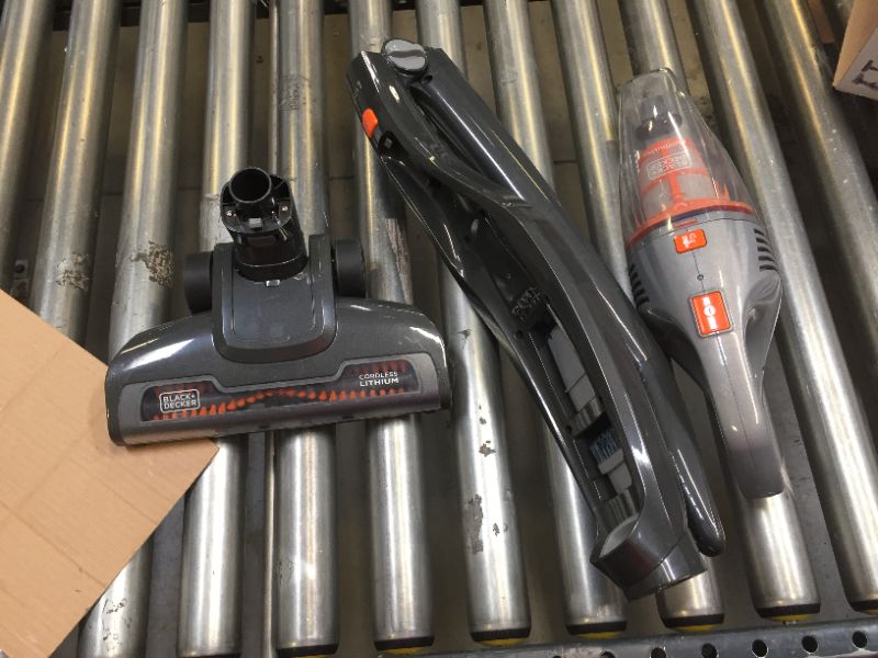 Photo 4 of BLACK+DECKER Quick Clean Cordless 2-in-1 Stick Vacuum - Titanium Gray - HSVB420J