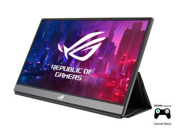 Photo 1 of ASUS ROG Strix 17.3" 1080P Portable Gaming Monitor (XG17AHPE) - Full HD, IPS, 240Hz, 3ms, Adaptive-Sync, Smart Case, Ultra-slim, USB-C Power Delivery, Micro HDMI, For Laptop, PC, Phone, Console
