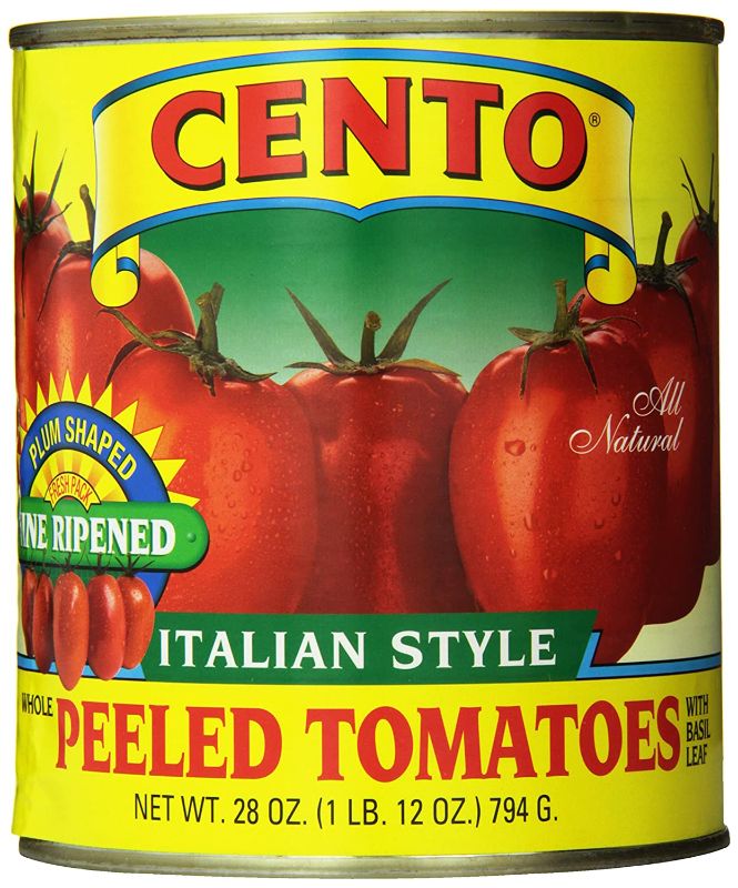 Photo 1 of CENTO, TOMATO PLUM PEELED, 28 OZ, (Pack of 12)    08/24	