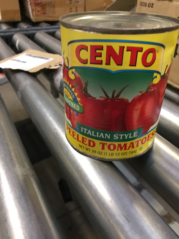 Photo 2 of CENTO, TOMATO PLUM PEELED, 28 OZ, (Pack of 12)    08/24	