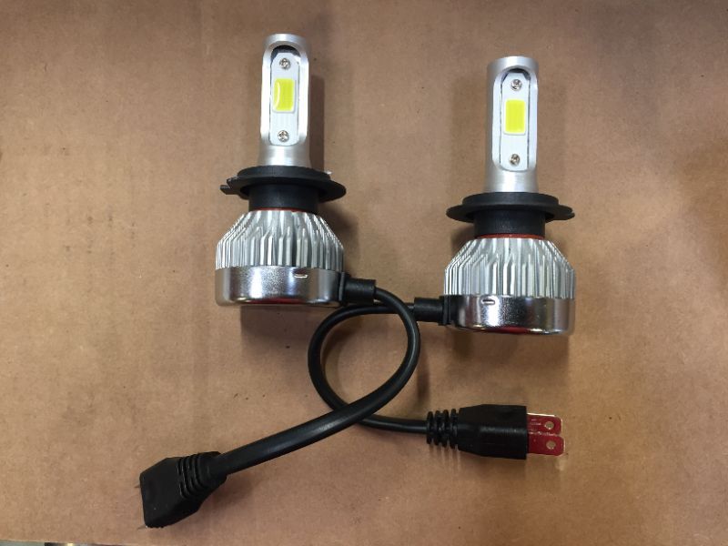 Photo 2 of 2 pack H7 4300K Warm White LED Headlight Bulbs
