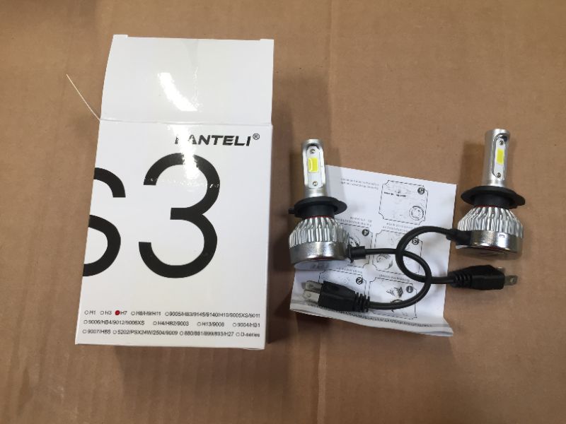Photo 1 of 2 pack H7 4300K Warm White LED Headlight Bulbs
