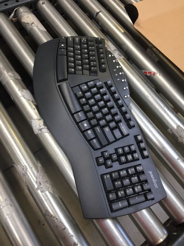 Photo 4 of Perixx Black Bluetooth Periboard-612 Wireless Dual Mode Ergonomic Split Keyboard
