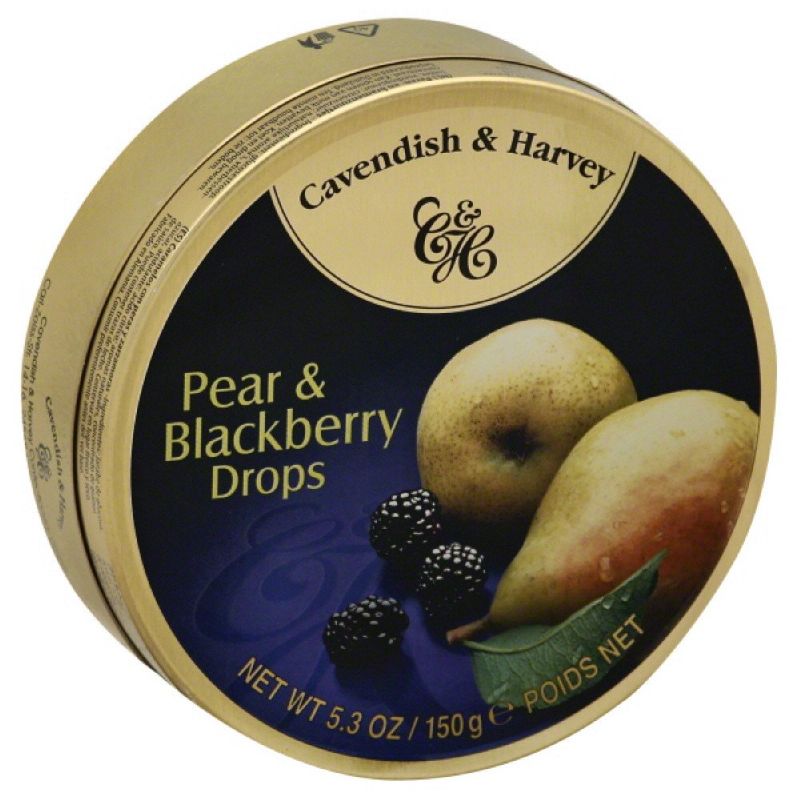 Photo 1 of 3  Cavendish & Harvey Fruit Tin - Pear & Blackberry, 5.3 Ounce
