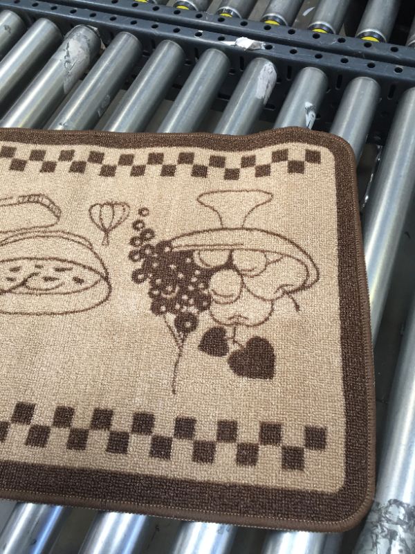Photo 4 of 2-- yamafoo kitchen rug 18x47 b09hv9kndt