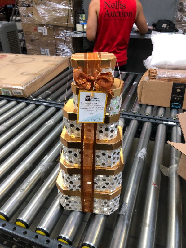 Photo 1 of Broadway Basketeers Gourmet Chocolate Gift Tower For Fathers Day Gift Basket, Birthday Baskets, or Thank You, Sympathy, Easter, Mothers Day, Corporate or Business Gift
