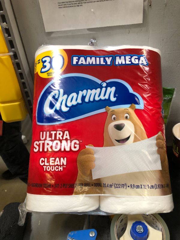 Photo 1 of Charmin Ultra Strong Clean Touch Toilet Paper,6 rolls 