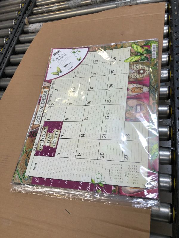 Photo 1 of Color My World 2022 Desk Pad Calendar
 Lang Desk Calendar, 17”H x 22”W, Color My World, January To December
