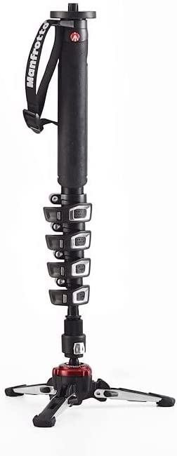 Photo 1 of Manfrotto Xpro Video 5 Section Aluminium Monopod - Black
