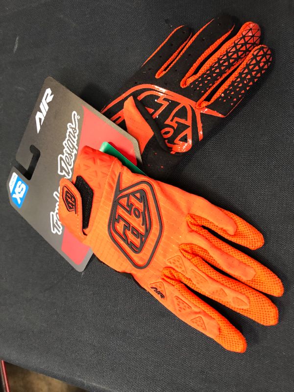 Photo 2 of Troy Lee Designs Air Glove, Motocross MTB Dirt Bike Bicycle ---- Kids' Orange - XS---DIRTY 