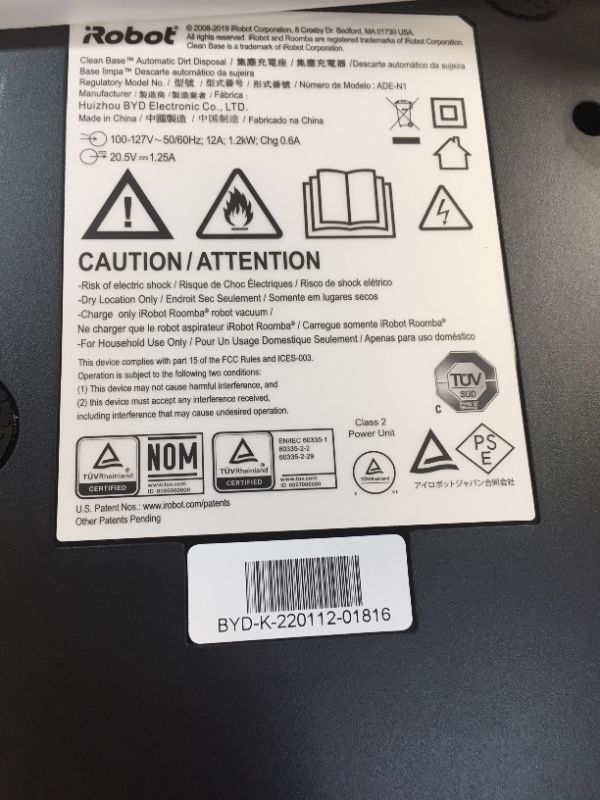 Photo 9 of iRobot Roomba i7+ Wi-Fi Connected Robot Vacuum with Automatic Dirt Disposal (7550)---BOX DAMAGED FROM SHIPPING---OPEN BOX---
