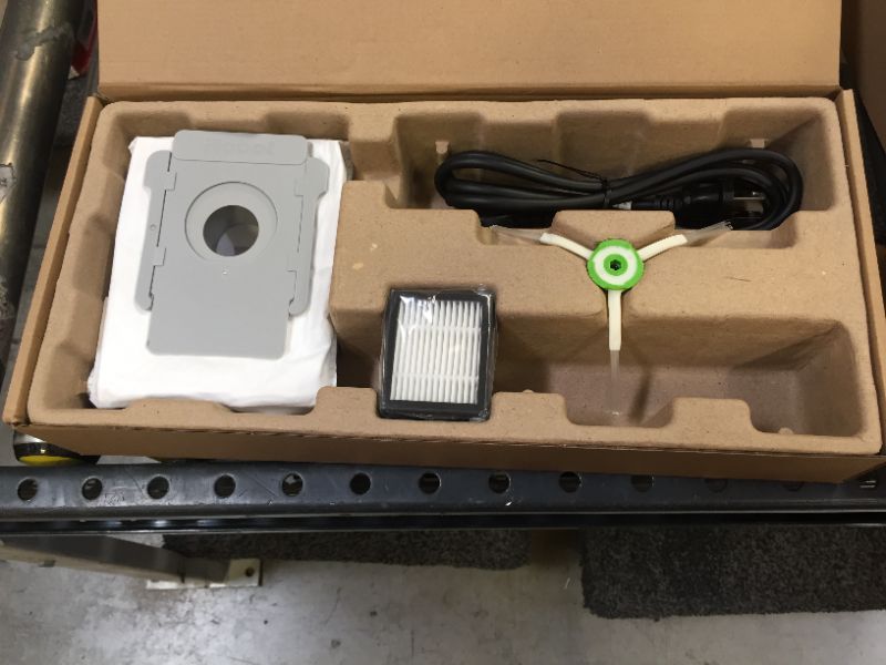 Photo 5 of iRobot Roomba i7+ Wi-Fi Connected Robot Vacuum with Automatic Dirt Disposal (7550)---BOX DAMAGED FROM SHIPPING---OPEN BOX---