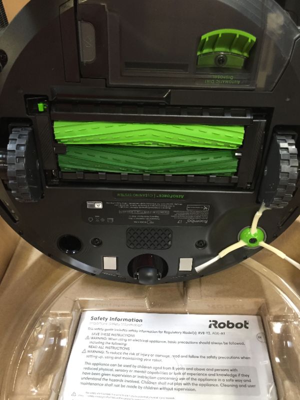 Photo 3 of iRobot Roomba i7+ Wi-Fi Connected Robot Vacuum with Automatic Dirt Disposal (7550)---BOX DAMAGED FROM SHIPPING---OPEN BOX---