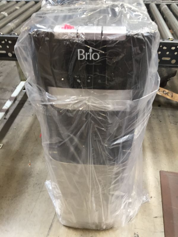 Photo 1 of Brio - CLBL420V2 Bottom Loading Water Cooler Water Dispenser & New Wave Enviro Products BPA Free Tritan™ Bottle, 5-Gallon---ITEM IS DIRTY---HAS A FEW DENTS---
