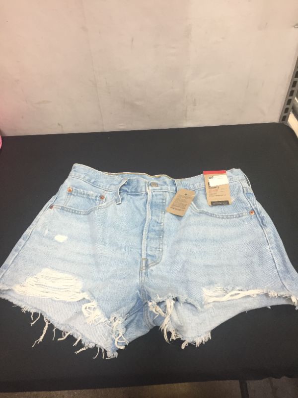 Photo 2 of Levi's® Women's 501™ Original High-Rise Jean Shorts SIZE 31