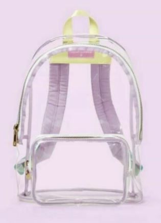 Photo 1 of Stoney Clover Lane x Target Clear Lavender Transparent Backpack Bag